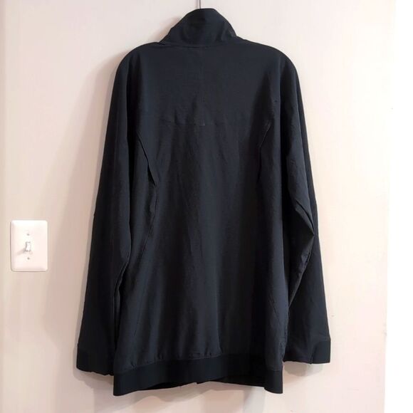 Jordan Nike Dri-fit Men's Black Full Zip Perforated Track Jacket Sz XL - Picture 2 of 6